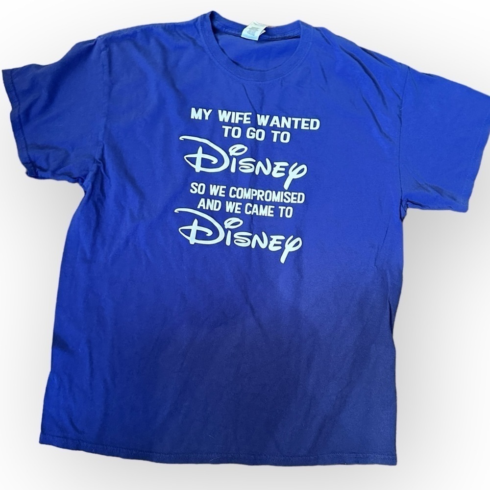 Disney Trip Graphic TShirt for Husband Size XL